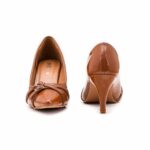 Brown Court Shoes For Ladies WN7501 - View 4