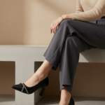 Black Court Shoes For Women WN7503 - View 1