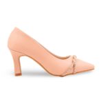 Pink Court Shoes For Women WN7503 - View 2