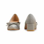 Silver Court Shoes WN7507 - View 4