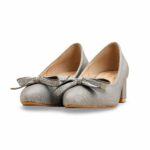 Silver Court Shoes WN7507 - View 3