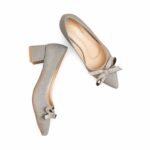 Silver Court Shoes WN7507 - View 5