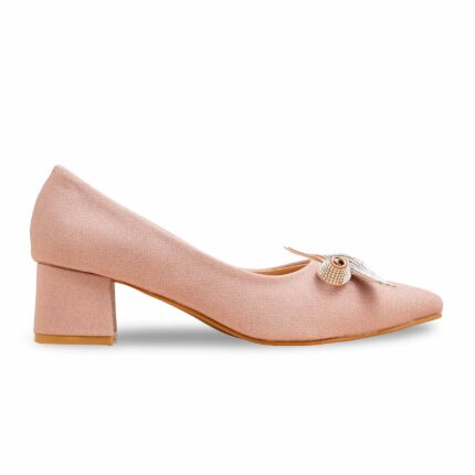 Peach Court Shoes WN7507 - View 2