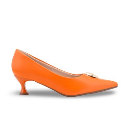 Pink Court Shoes For Ladies WN7515 - View 2