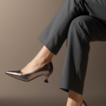 Grey Court Shoes For Ladies WN7516 - View 1