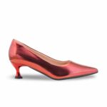 Maroon Court Shoes For Ladies WN7516 - View 2