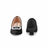 Black Court Shoes For Ladies WN7540 - View 5