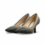Black Fancy Bridal Court Shoes WN7543 - View 4