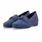 Navy Moccasin For Ladies WN7567 - View 5