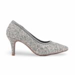 Green Winter Court Shoes For Women WN7576 - View 2