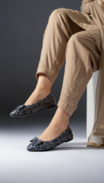 Blue Casual Pumps For Women WN1380 - View 3