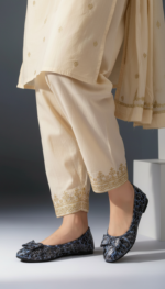 Blue Casual Pumps For Women WN1380 - View 4